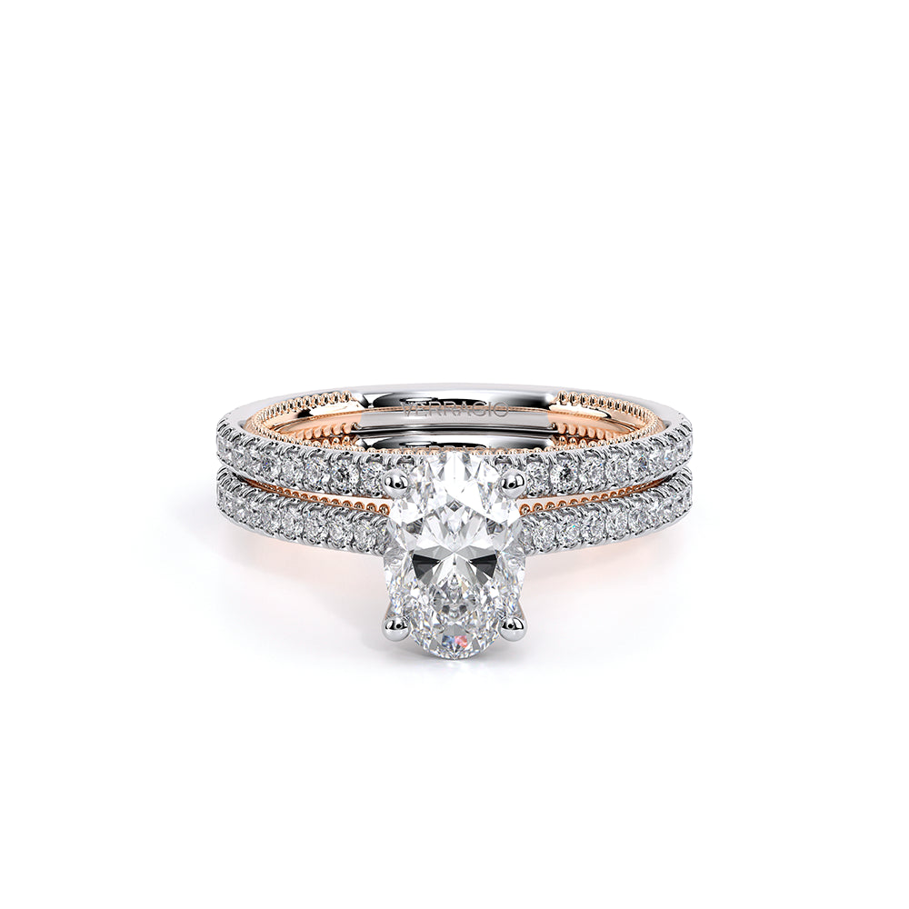 Renaissance-992OV13-18K Two Tone Oval