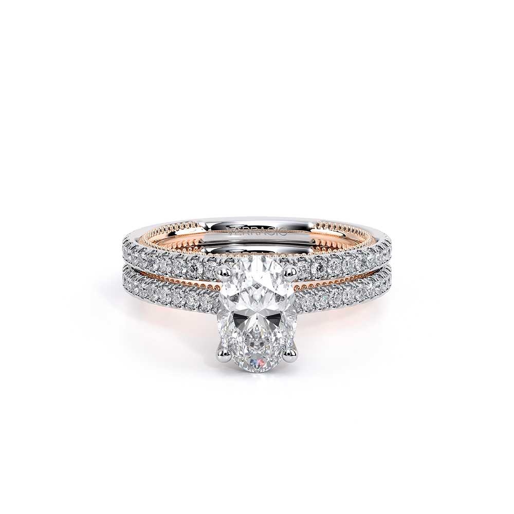 Verragio Pave Oval Engagement Ring