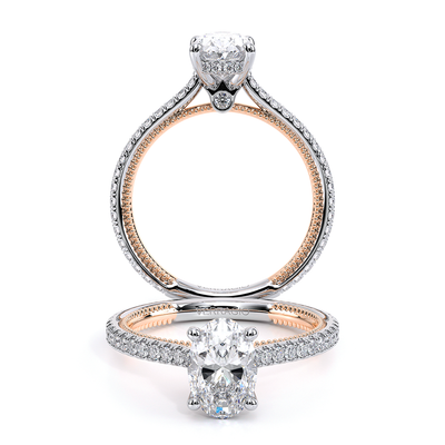 Verragio Pave Oval Engagement Ring