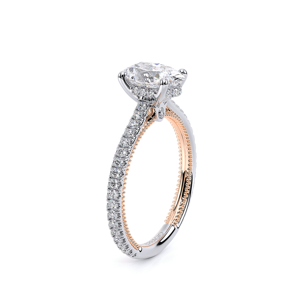 Verragio Pave Oval Engagement Ring