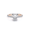 Verragio Pave Oval Engagement Ring