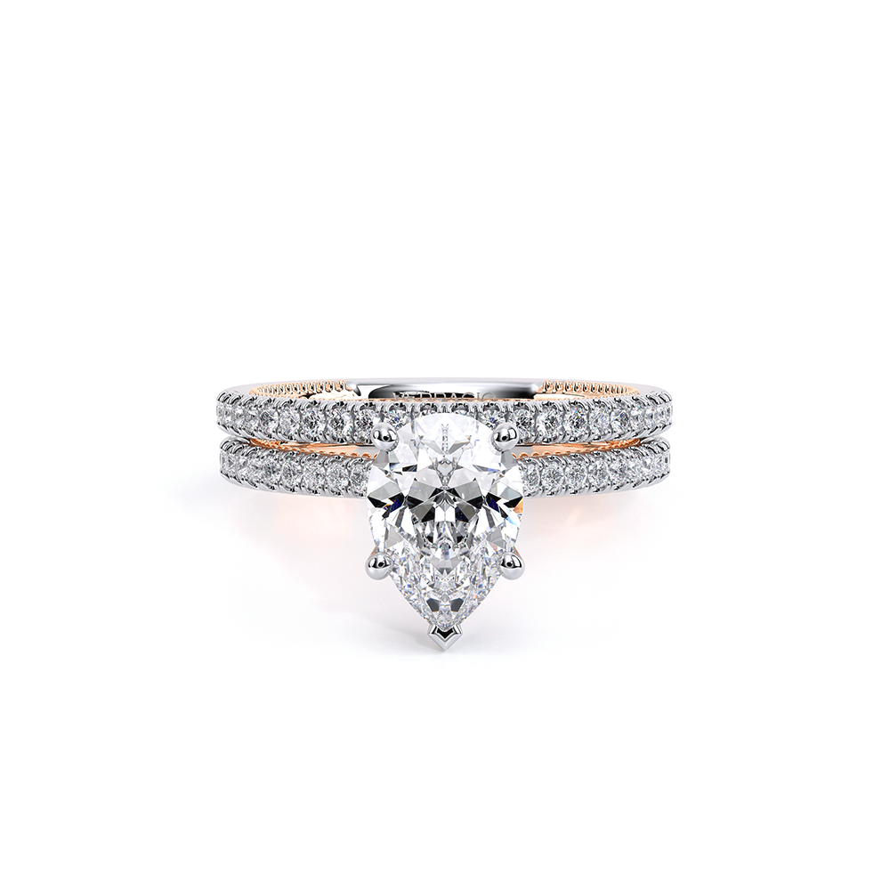 Verragio Pave Pear Engagement Ring