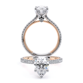 Verragio Pave Pear Engagement Ring