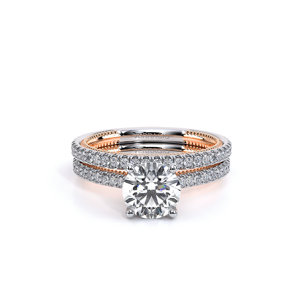 Verragio Pave Round Engagement Ring