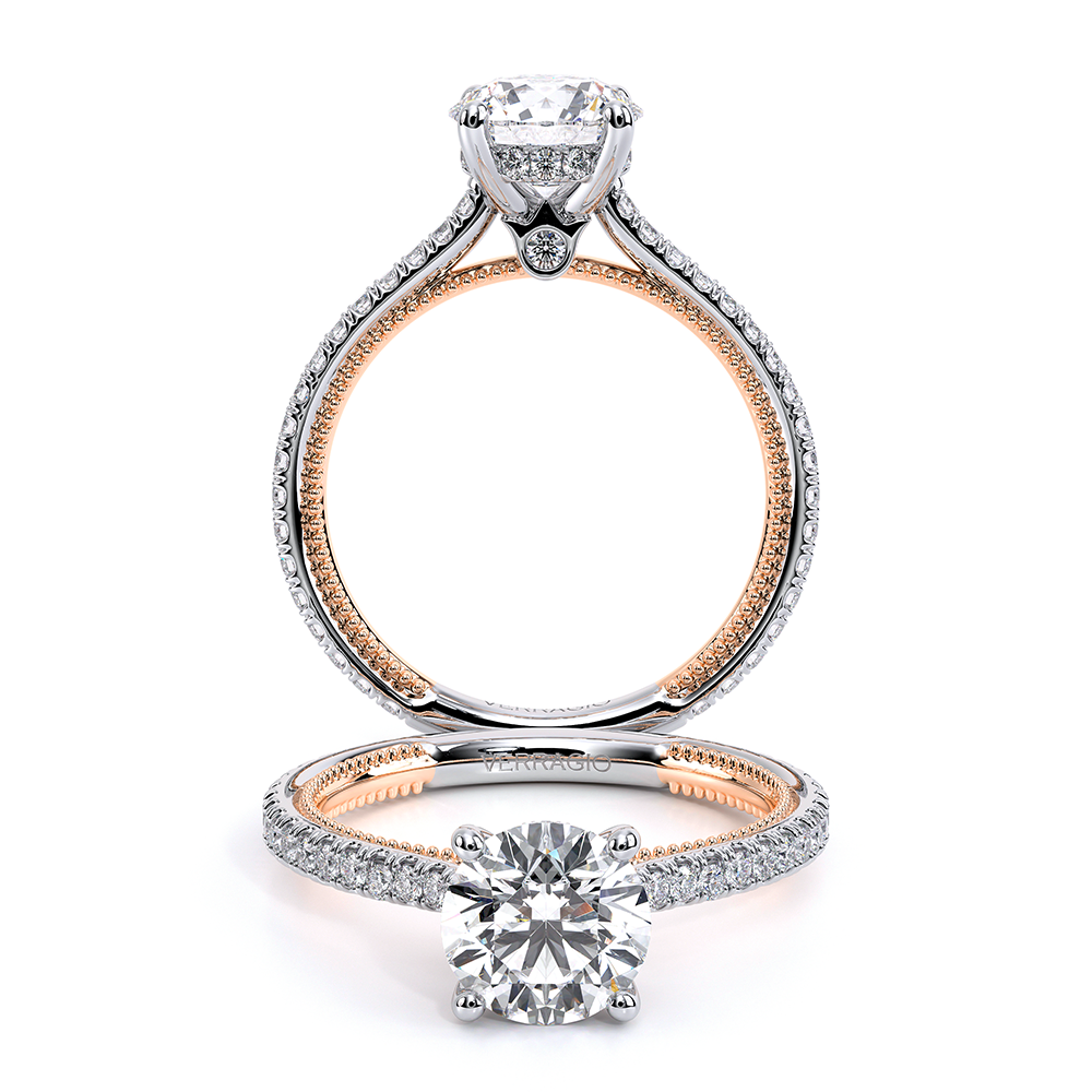 Verragio Pave Round Engagement Ring