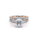 Renaissance-991EM15-18K Two Tone Emerald