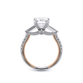 Renaissance-991EM15-18K Two Tone Emerald