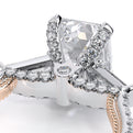 Renaissance-991EM15-14K Two Tone Emerald