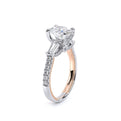 Renaissance-991OV15-18K Two Tone Oval