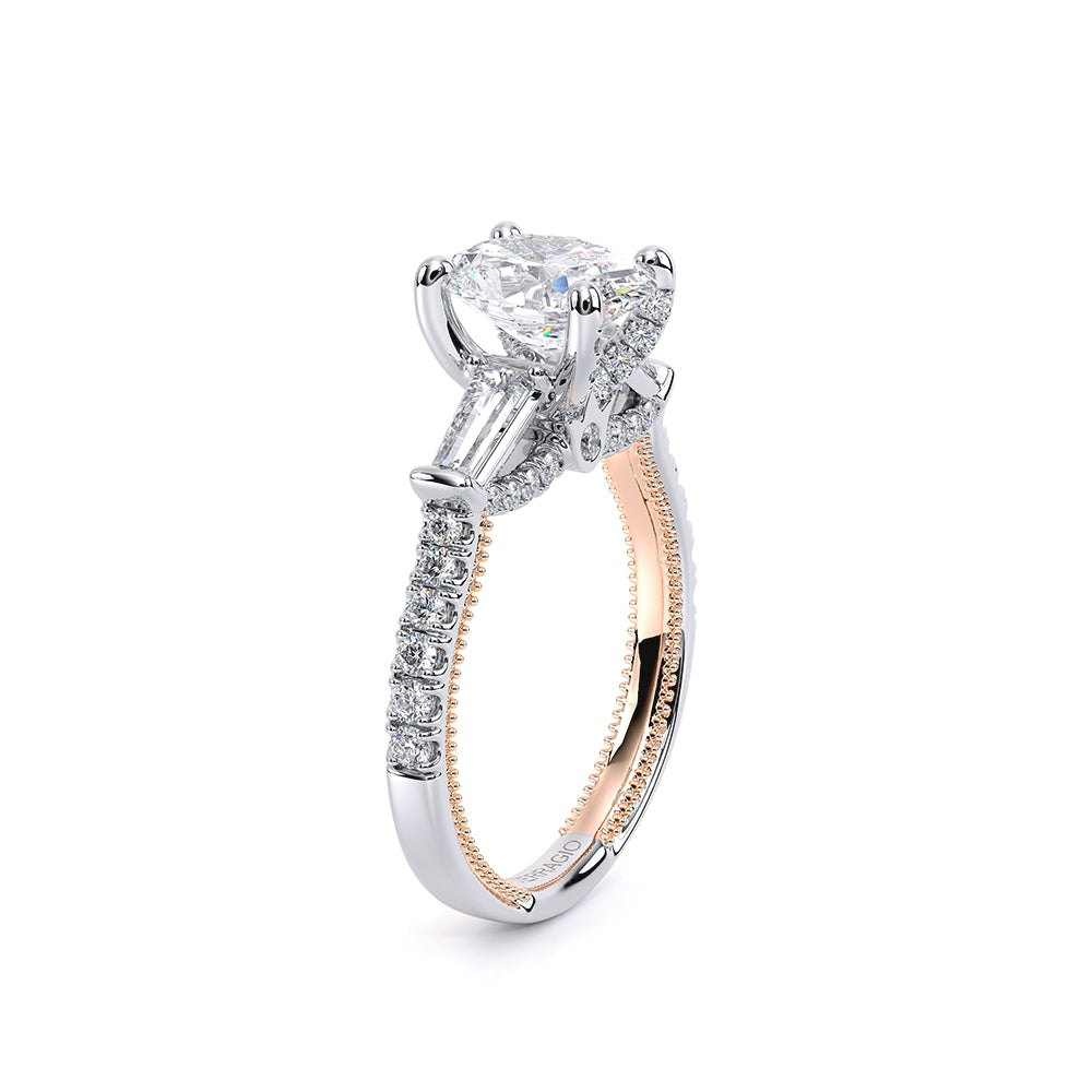 Renaissance-991OV15-18K Two Tone Oval
