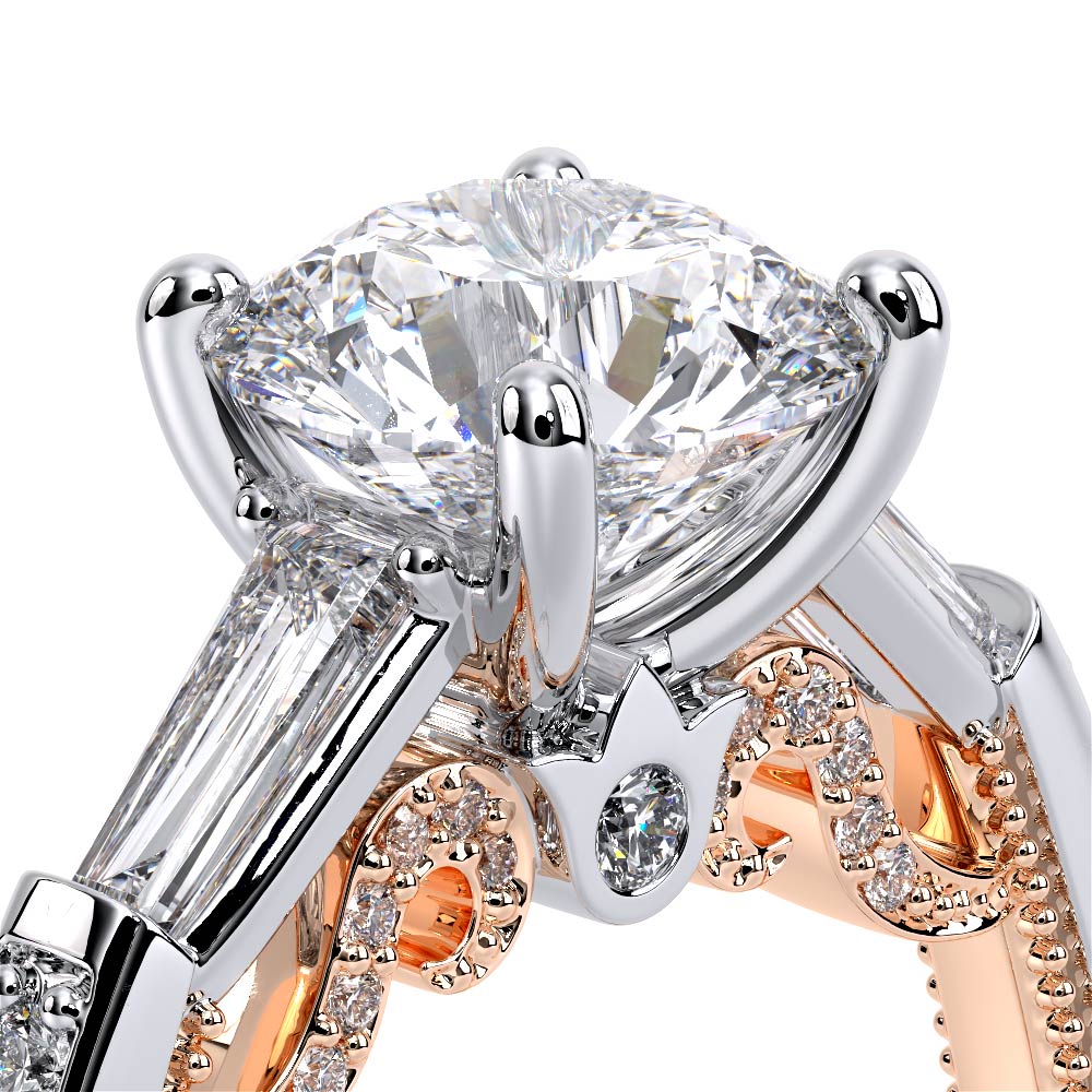 Verragio Three-Stone Round Engagement Ring