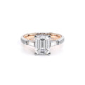 Verragio Three-Stone Emerald Engagement Ring