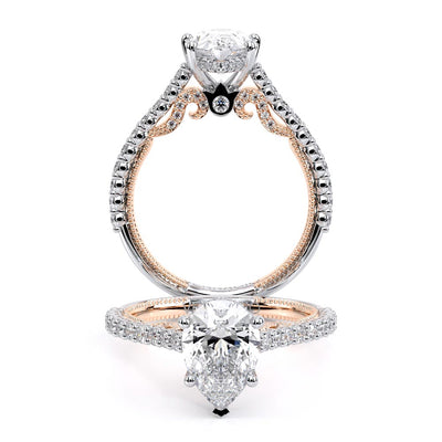 Verragio Pave Pear Engagement Ring