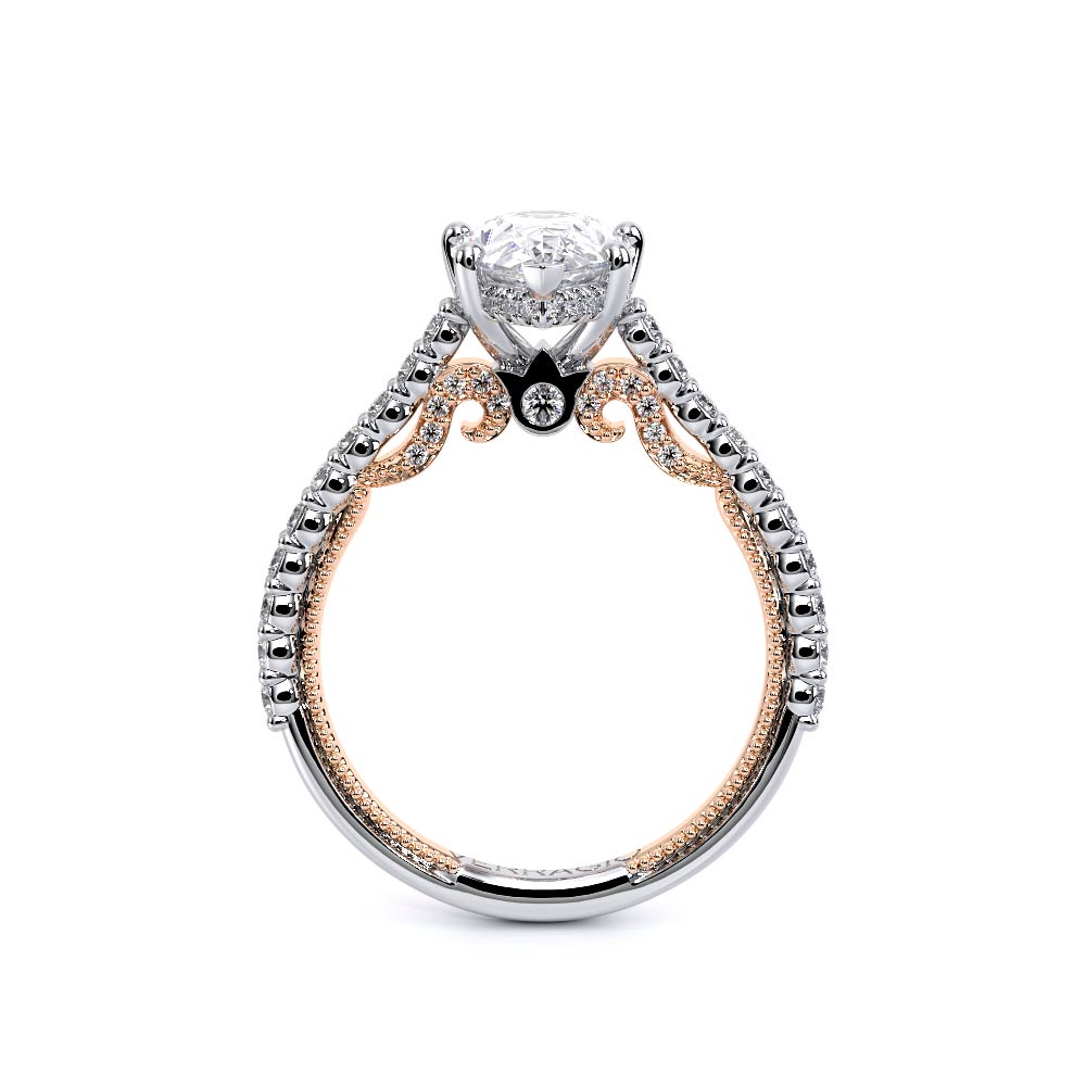 Verragio Pave Pear Engagement Ring