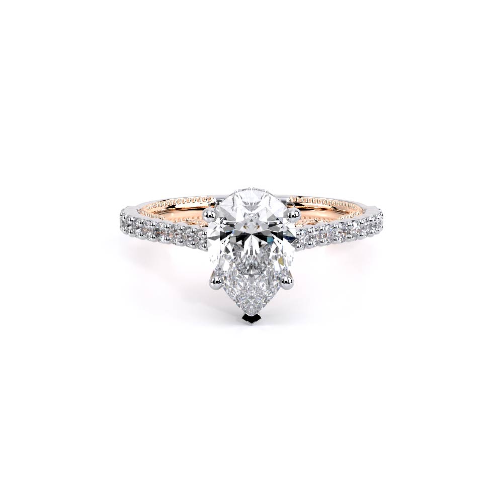 Verragio Pave Pear Engagement Ring
