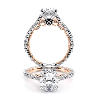 Verragio Pave Oval Engagement Ring