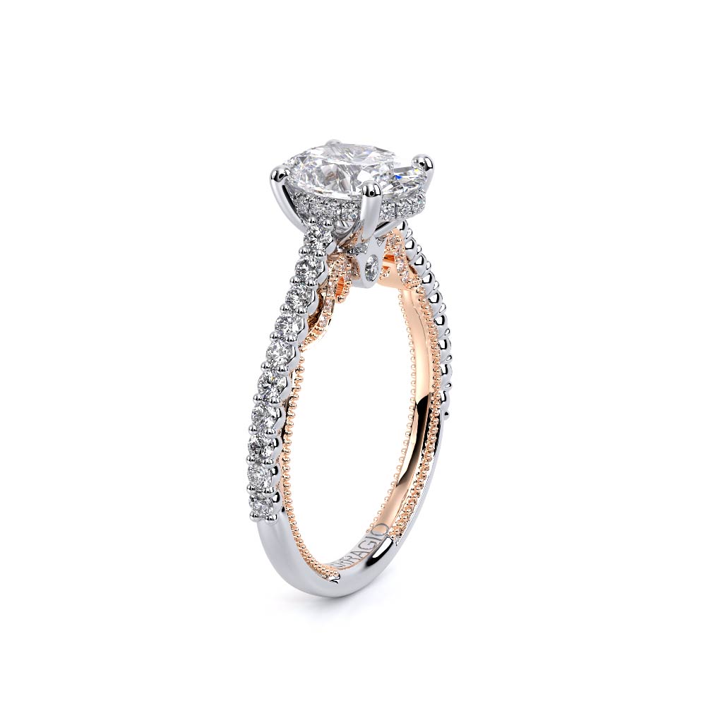 Verragio Pave Oval Engagement Ring