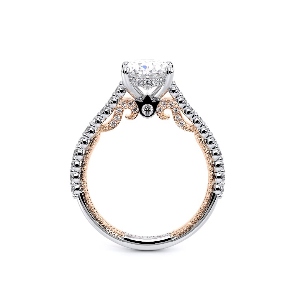 Insignia-7111ov-14k Two Tone Oval