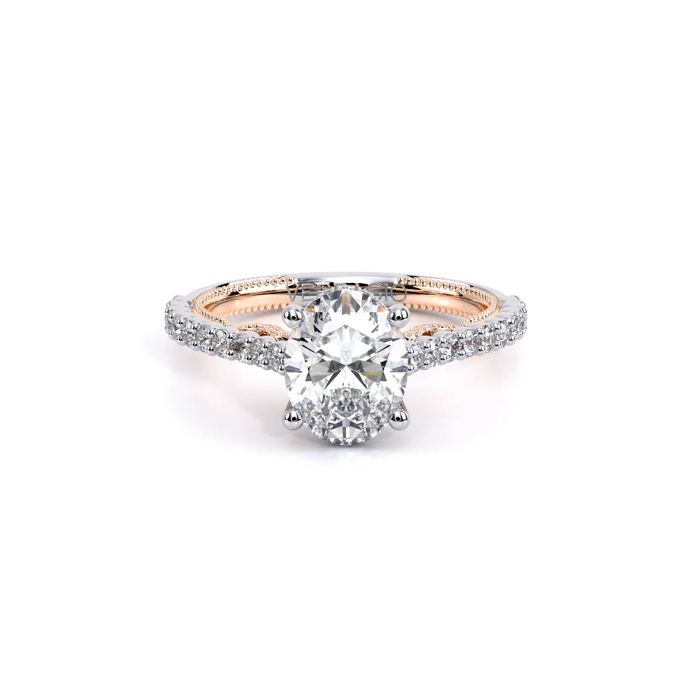 Verragio Pave Oval Engagement Ring
