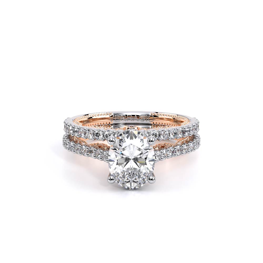 Verragio Pave Oval Engagement Ring