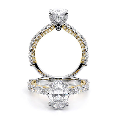 Verragio Pave Oval Engagement Ring