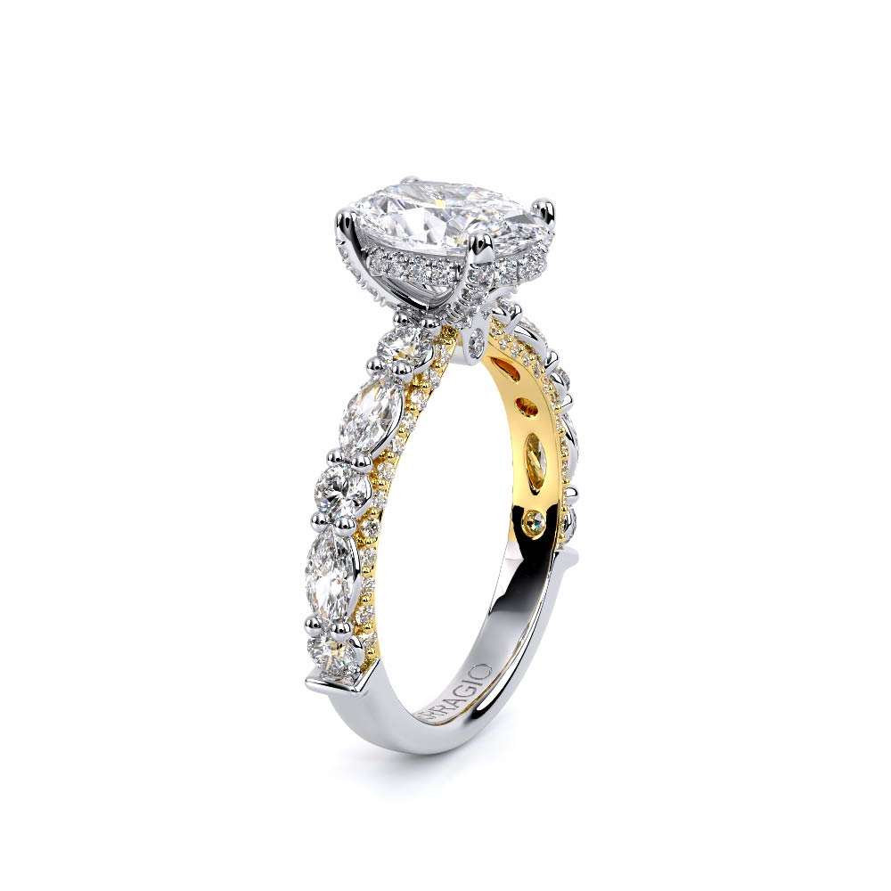 Verragio Pave Oval Engagement Ring