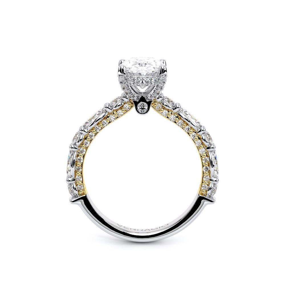 Couture-0490OV25-18K Two Tone Oval