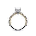 Verragio Pave Oval Engagement Ring