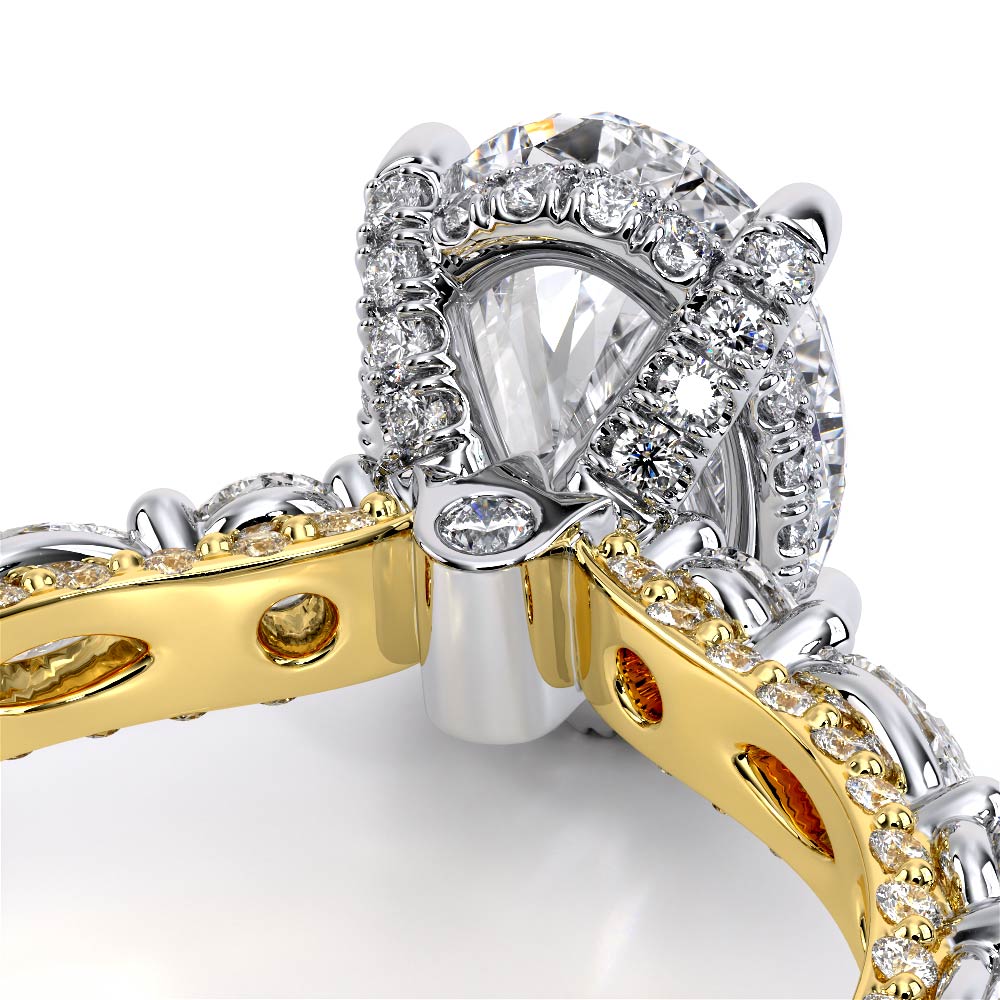 Verragio Pave Oval Engagement Ring