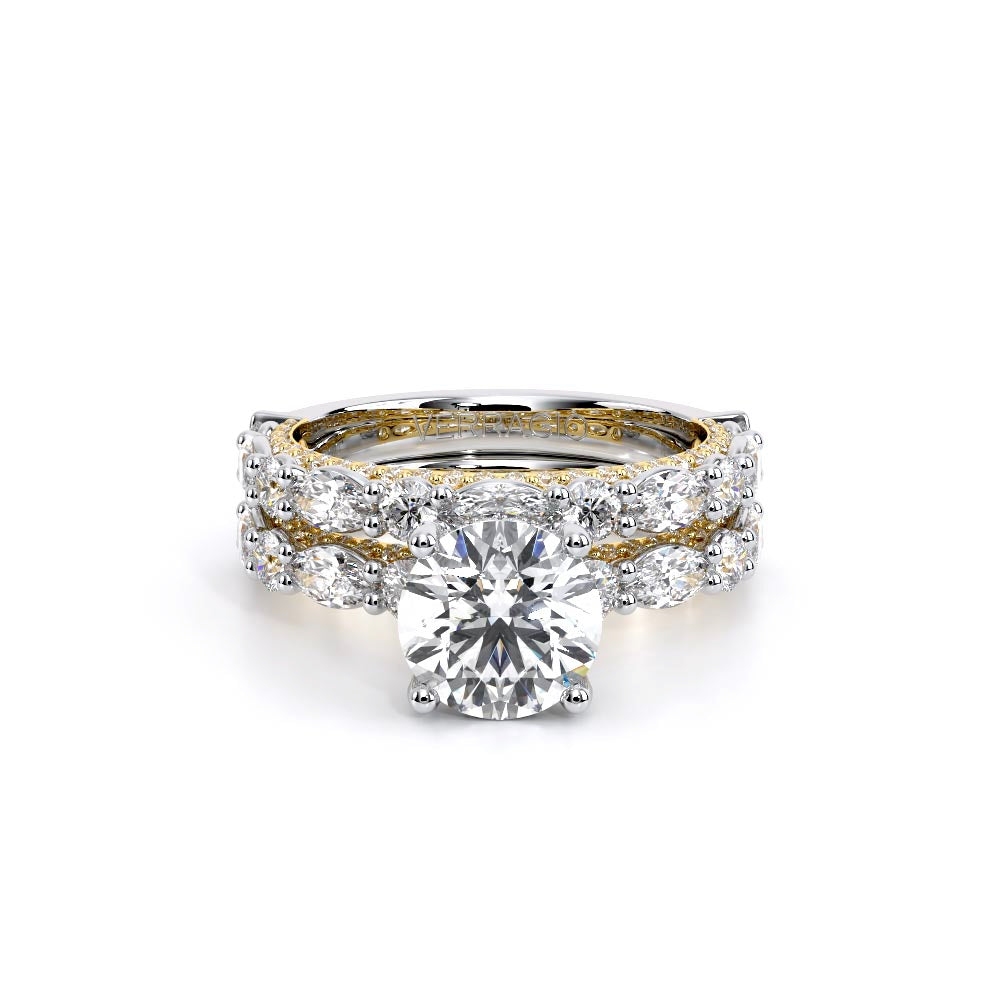 Couture-0490R25-18K Two Tone Round