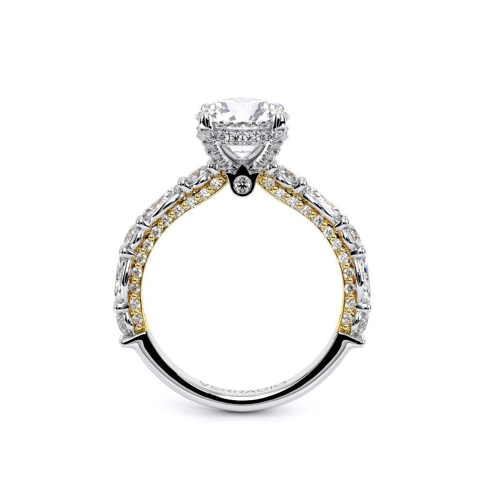 Couture-0490R25-14K Two Tone Round