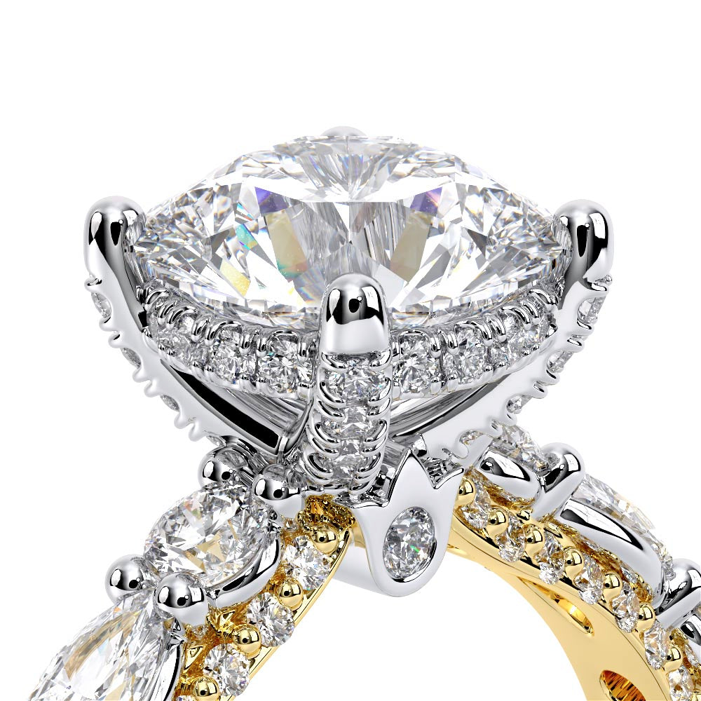 Couture-0490R25-18K Two Tone Round