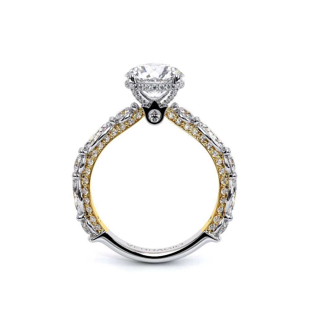 Verragio Pave Round Engagement Ring