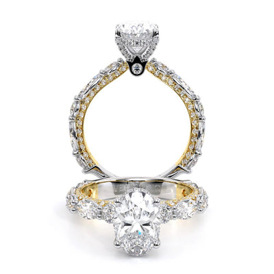 Verragio Pave Oval Engagement Ring