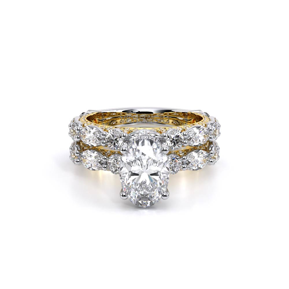 Verragio Pave Oval Engagement Ring
