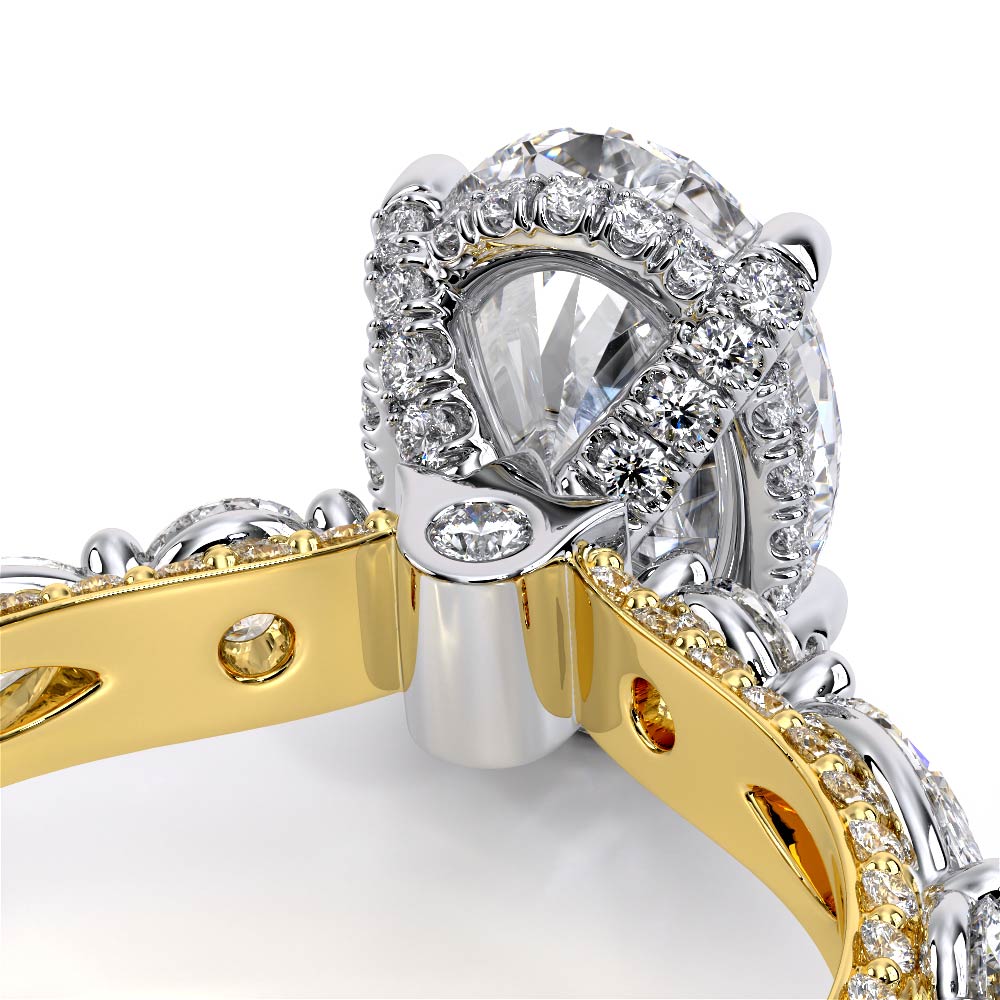Verragio Pave Oval Engagement Ring