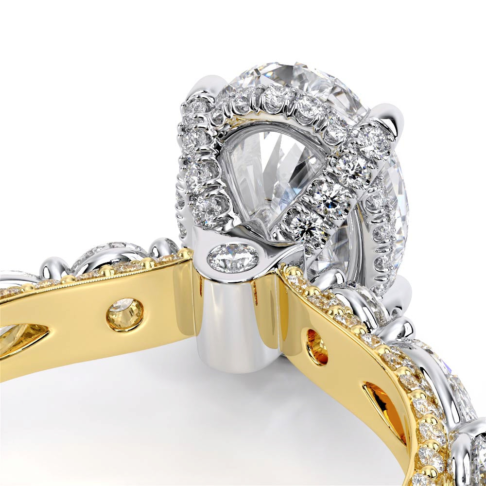 Couture-0490OV30-14K Two Tone Oval