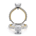 Verragio Pave Emerald Engagement Ring