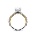 Couture-0489EM25-18K Two Tone Emerald