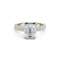 Verragio Pave Emerald Engagement Ring