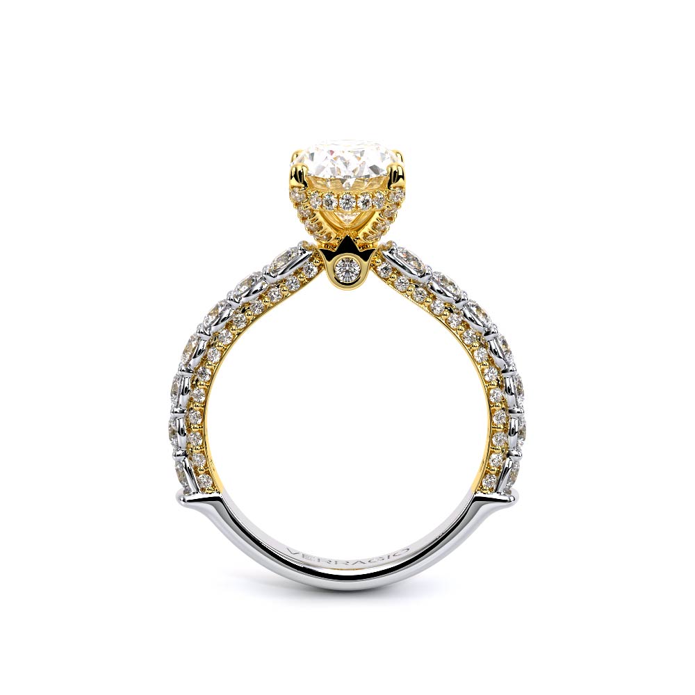Verragio Pave Oval Engagement Ring