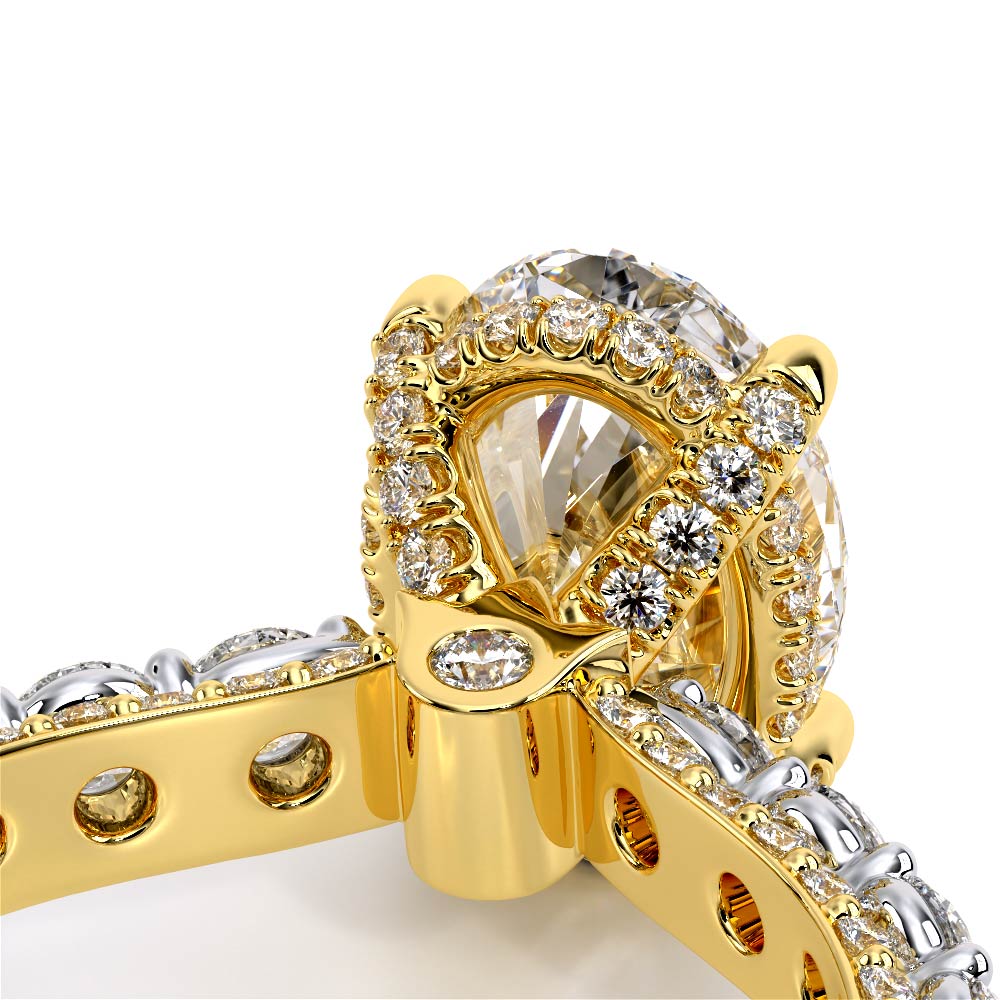 Verragio Pave Oval Engagement Ring