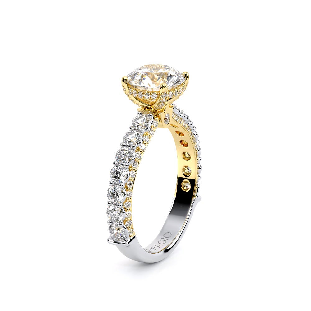 Couture-0489R25-18K Two Tone Round