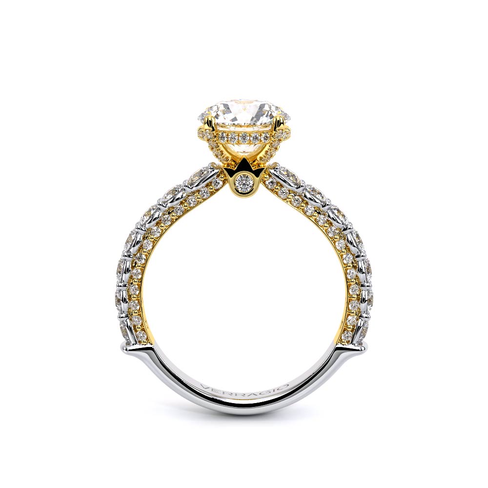 Verragio Pave Round Engagement Ring