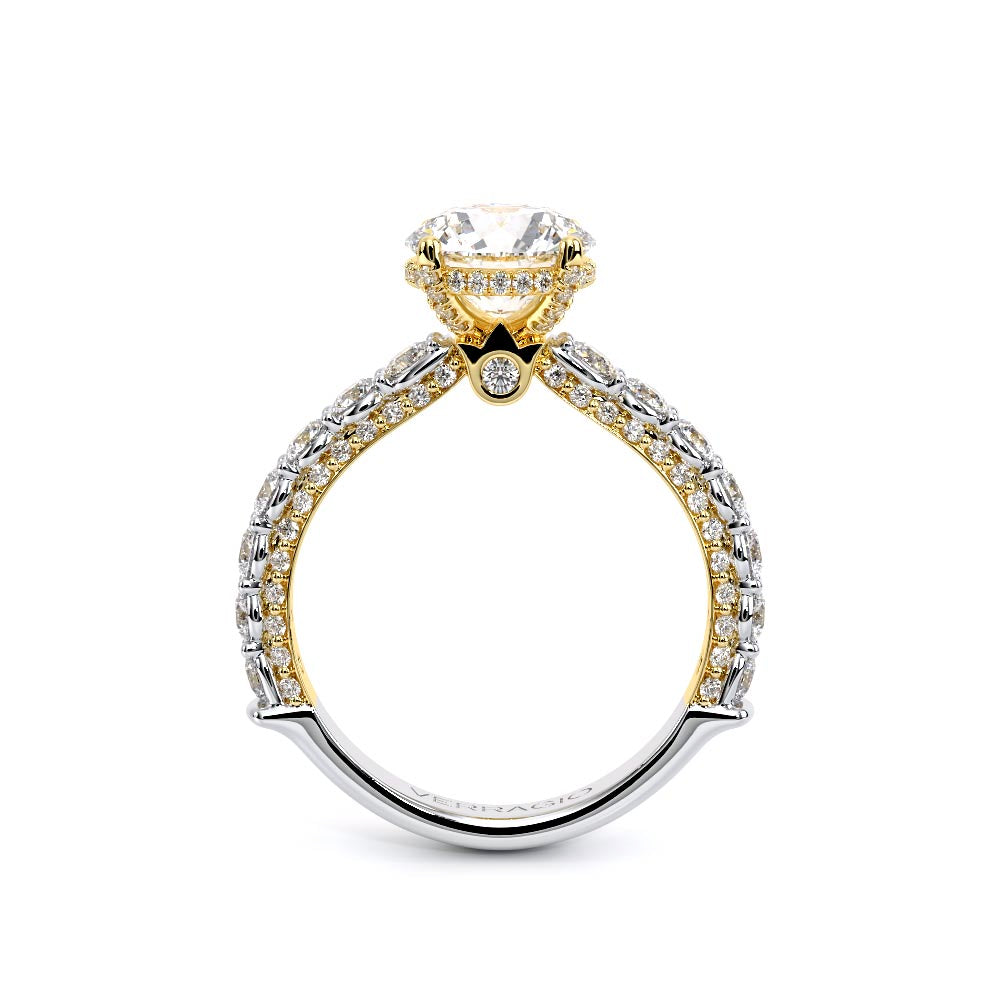 Couture-0489R25-14K Two Tone Round