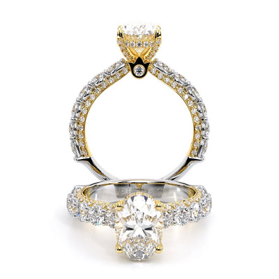 Verragio Pave Oval Engagement Ring