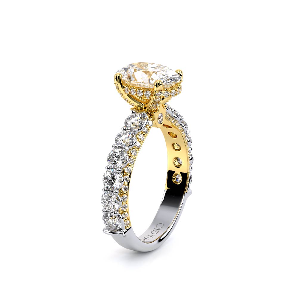 Verragio Pave Oval Engagement Ring