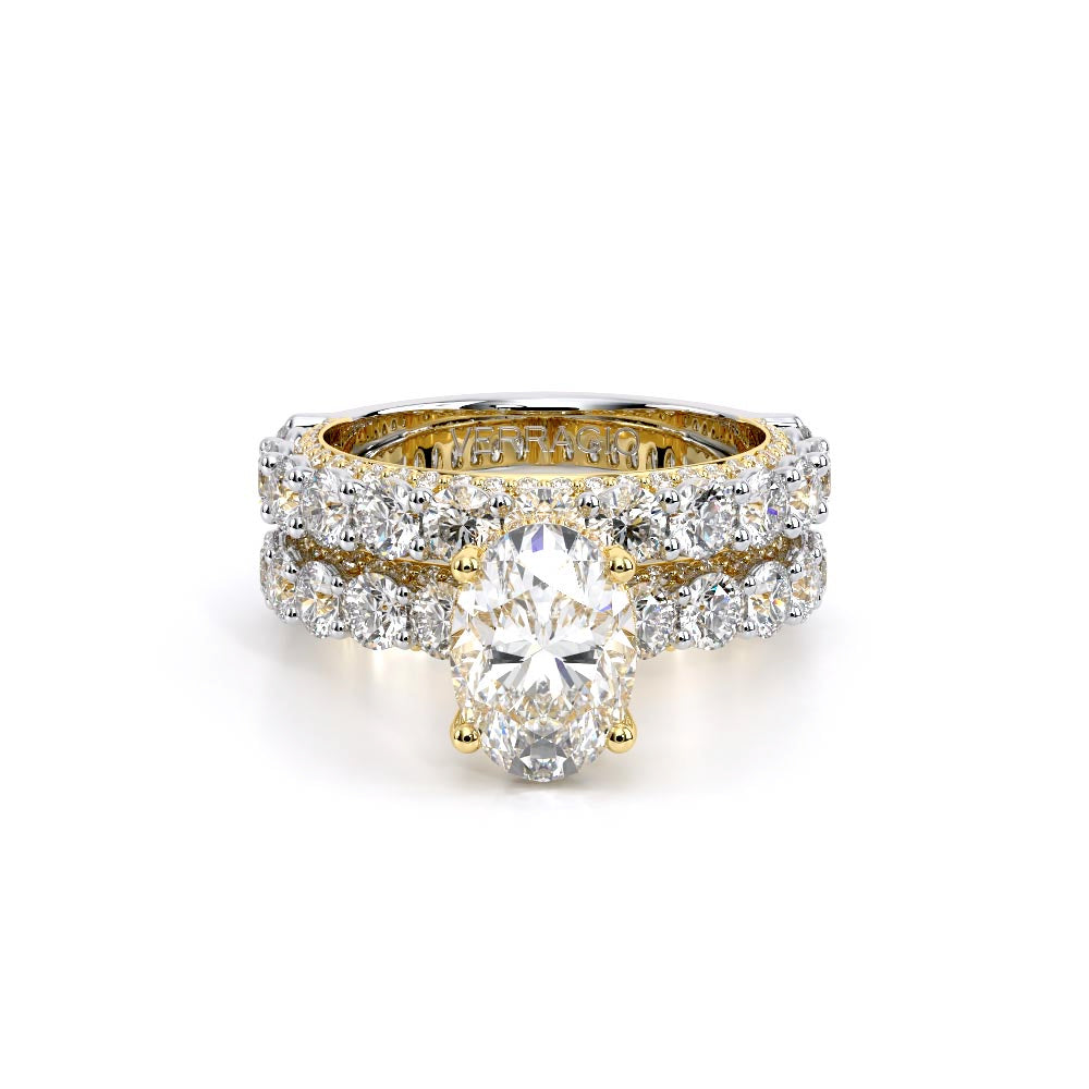 Couture-0489OV30-18K Two Tone Oval