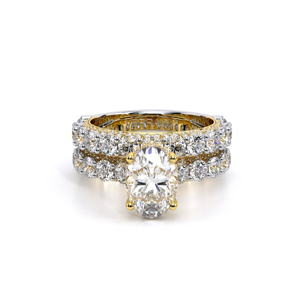 Verragio Pave Oval Engagement Ring