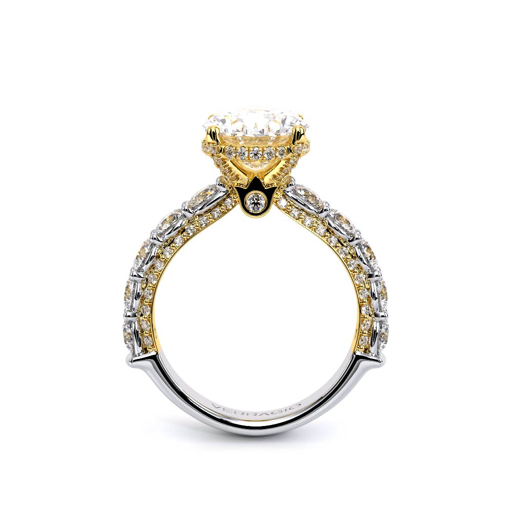 Verragio Pave Oval Engagement Ring